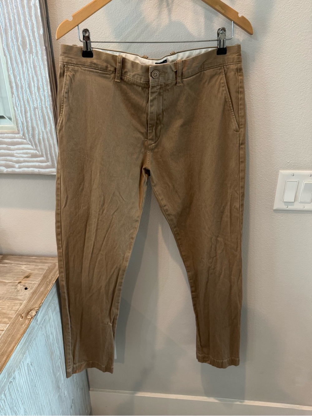 J. Crew Men's Chino Pants in Khaki